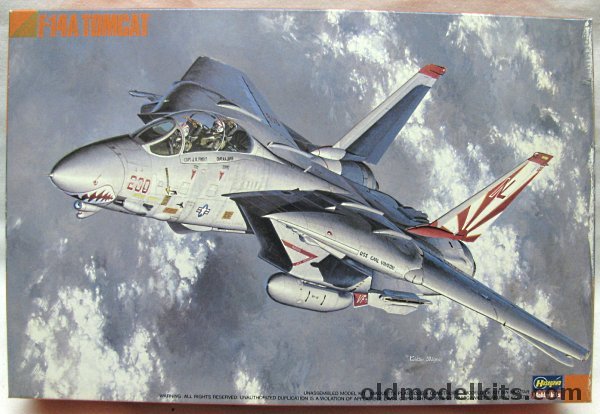 Hasegawa 1/72 Grumman F-14A - Pacific Fleet Squadrons - VF-21 Free Lancers / VF-124 Gun Fighters / VF-111 CAG Aircraft Sundowners 1988 / VF-111 Sundowners 1982, K37 plastic model kit